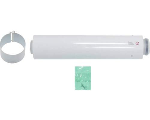 Abgasrohr für Brennwertgeräte mit Befestigungsmaterial