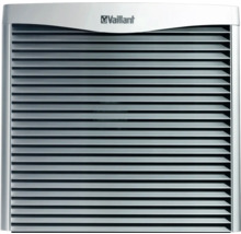 Vaillant Logo auf Heizkörperverkleidung