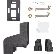 Boîtier d'installation pour élément de bâti-support avec accessoires