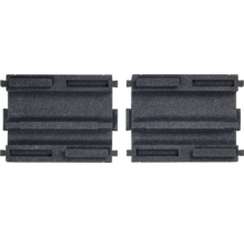 Zwei Schallschutzsteine aus Beton