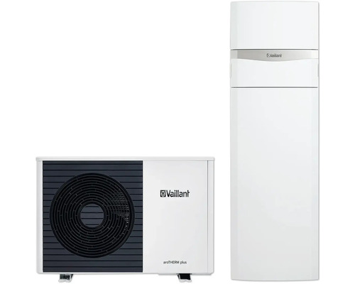 Kit de pompe à chaleur air/eau Vaillant aroTHERM plus 55/6 A avec uniTOWER plus 10036235 Pompe à chaleur Vaillant aroTHERM plus avec réservoir