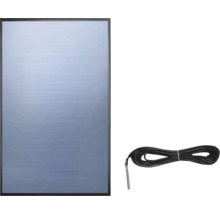 Panneau solaire avec cadre noir et capteur de température