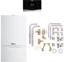 Chauffage à gaz Vaillant avec accessoires et commande Smart Home