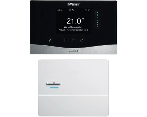 Thermostat de chauffage Vaillant sensoHOME avec écran numérique