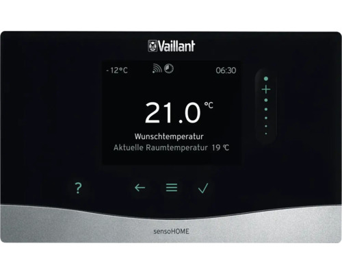 Régulateur de chauffage Vaillant sensoHOME pour le contrôle de la température ambiante