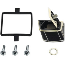 Kit d'accessoires pour serrure de boîte aux lettres avec cadre, vis et joint