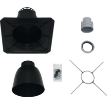 Verschiedene Bauteile für ein Installationsprojekt