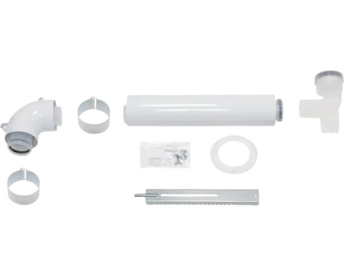 Vaillant Abgasrohr-Set mit Rohren, Schellen und Befestigungsmaterial