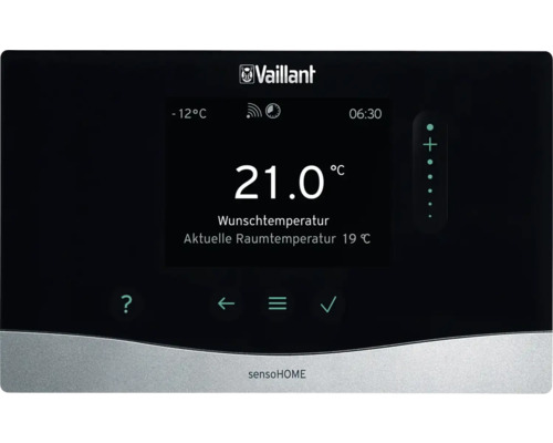 Régulateur de chauffage Vaillant sensoHOME pour le contrôle de la température ambiante