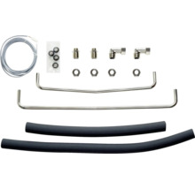 Kit de raccordement de chauffage avec câble, joints, adaptateurs, écrous, tuyaux et flexibles