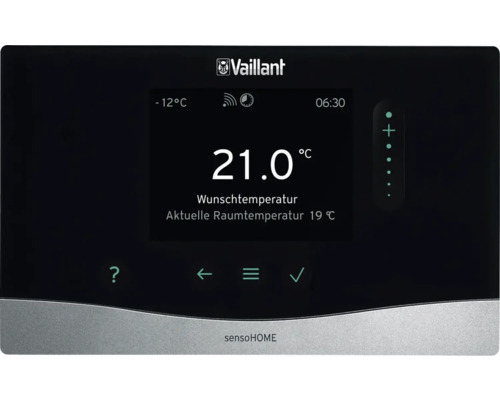 Régulateur de chauffage Vaillant sensoHOME avec affichage numérique