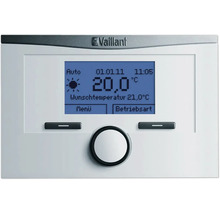 Vaillant Logo. Heizungsregler mit digitaler Anzeige.