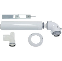 Vaillant Abgaszubehör-Set mit Rohren, Winkelstück, T-Stück und Montageelementen