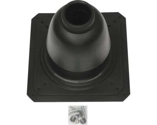 Dachdurchführung für Rohre inklusive Befestigungsmaterial