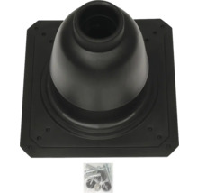 Dachdurchführung für Sanitärlüftung mit Montagematerial