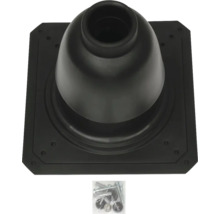 Dachdurchführung für Sanitäranlagen mit Befestigungsmaterial