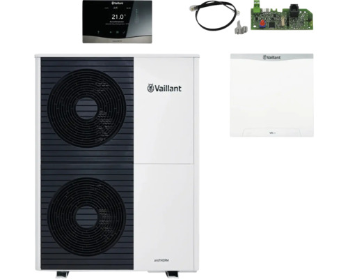 Chaudière à gaz à condensation Vaillant paquet 4.068 aroTHERM Split VWL 105/5 AS S2 pour système hybride 8000015310 Pompe à chaleur Vaillant aroTHERM avec accessoires