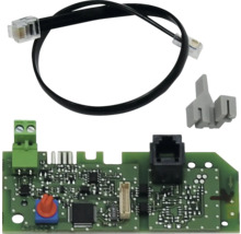 Circuit imprimé électronique avec câble, connecteur et borniers