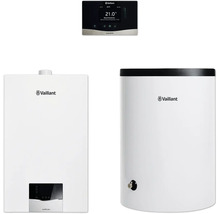 Système de chauffage Vaillant avec commande et chauffe-eau