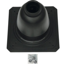 Dachdurchführung mit Montagematerial für die Installation auf dem Dach