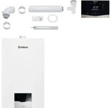 Vaillant ecoTEC plus Gasheizung mit Zubehör und Vaillant Logo