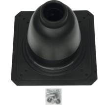 Dachmanschette mit Befestigungsmaterial für die Dachabdichtung