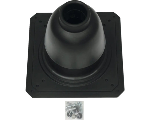 Dachmanschette aus Gummi mit Montagezubehör