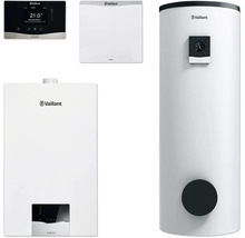 Vaillant Heizungsanlage mit Warmwasserspeicher, Regelung und Heizkessel