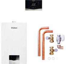 Vaillant ecoTEC plus Gasheizung mit Regler und Anschlusszubehör