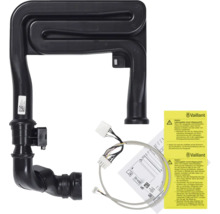 Vaillant Abgasrohr mit Kabel und Warnhinweisen