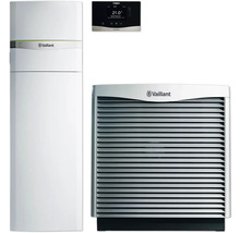 Vaillant Heizungsanlage mit Wärmepumpe, Außeneinheit und Steuerung