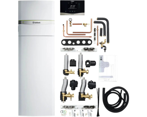 Pompe à chaleur air-eau Vaillant aroTherm plus avec accessoires