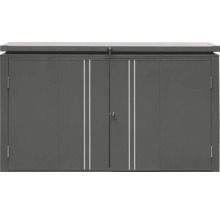 Armoire de jardin en métal avec portes verrouillables