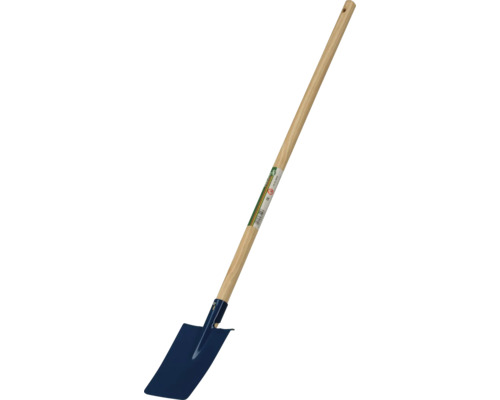 Bêche à manche en bois