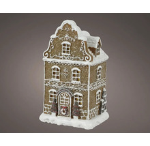 Lebkuchenhaus Dekoration mit Beleuchtung