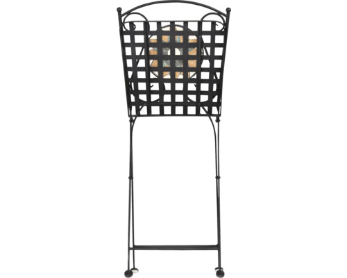 Blumenständer aus Metall mit Mosaik