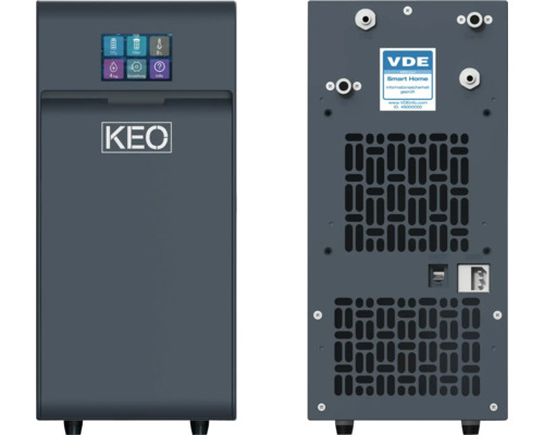 Appareil KEO, vue de face et de dos