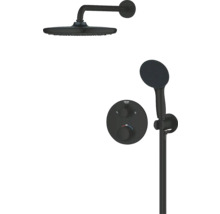 Système de douche avec douche de tête, douchette à main et mitigeur thermostatique