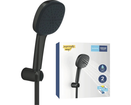 Brausestangenset mit Handbrause und Grohe Logo