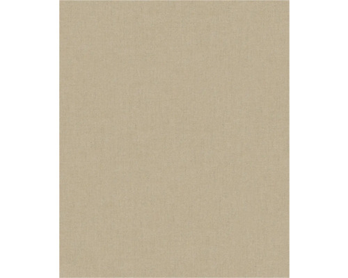 Papier peint intissé 32709 Leyla uni marron-or