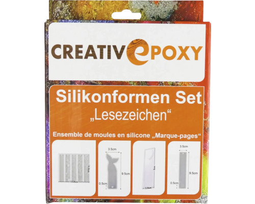 Set de moules en silicone CreativEpoxy pour epoxy résine synthétique résine liquide Set de moules en silicone CreativEpoxy pour epoxy résine synthétique résine liquide