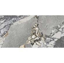 Gros plan d''un carreau gris avec marbrure