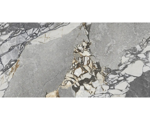 Gros plan d''un carreau gris avec marbrure