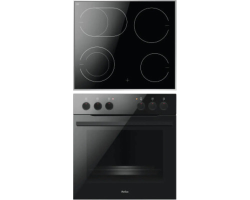 Cuisinière Amica EHCX 933 000 S volume utile 77 l dimensions lxhxp 60 cm x 56 cm x 56 cm