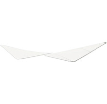 Deux voiles triangulaires blanches