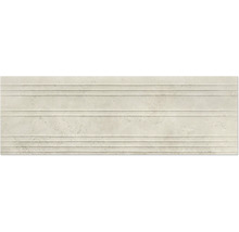 Carreau en céramique avec structure rainurée