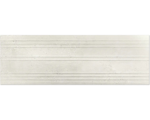 Carreau de céramique avec motif de rainures horizontales