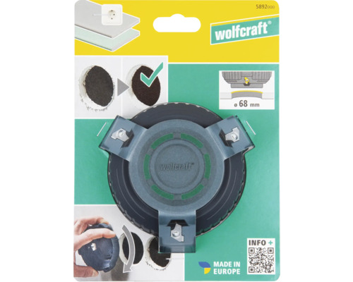 Scie cloche Logo Wolfcraft pour percer des trous
