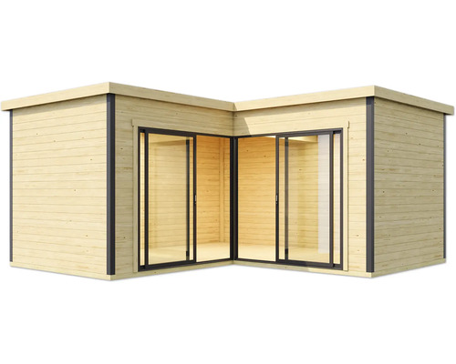 Abri de jardin avec portes coulissantes