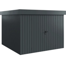 Abri de jardin en métal avec porte